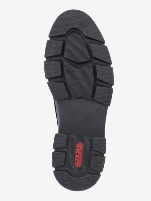 Rieker Rieker crne ženske kožne mokasine