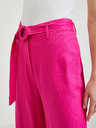 Orsay Tamno roze ženske lanene hlače ORSAY