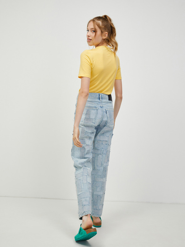 Vero Moda Žuta majica s VERO MODA Glow prorezom