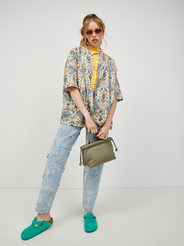 Vero Moda Žuta majica s VERO MODA Glow prorezom