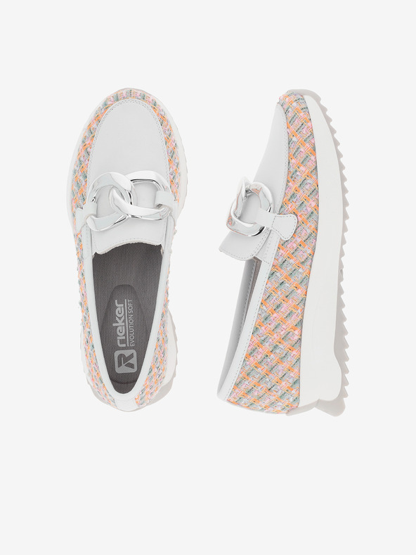 Rieker Rieker bijele ženske mokasine