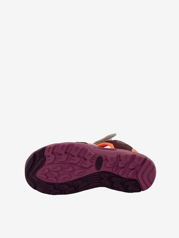 ALPINE PRO Narančasto-vinske dječje sandale ALPINE PRO Bijele