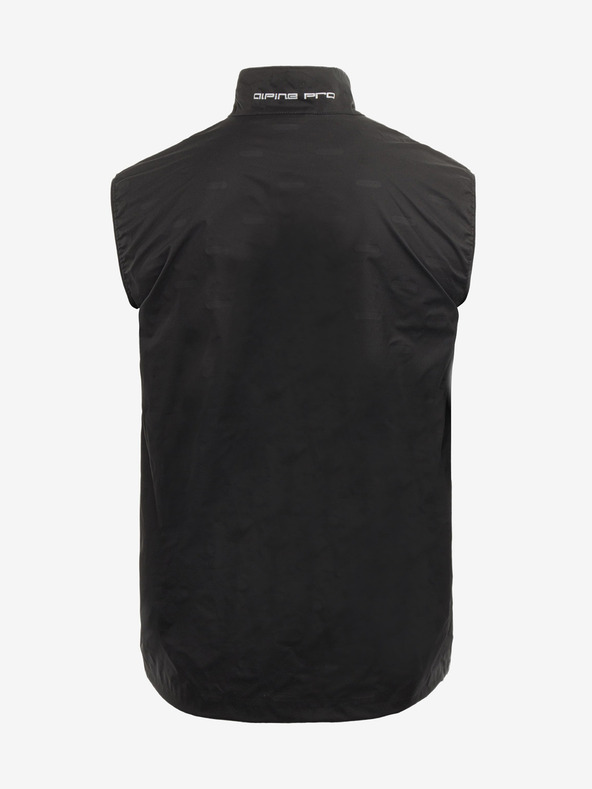 ALPINE PRO Crni muški izolirani prsluk na napuhavanje ALPINE FOR HERDEN