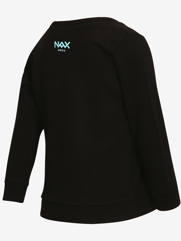 NAX Crni dječji sweatshirt NAX HABELO