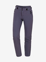 ALPINE PRO Ženske softshell hlače ALPINE PRO ENOBA sive