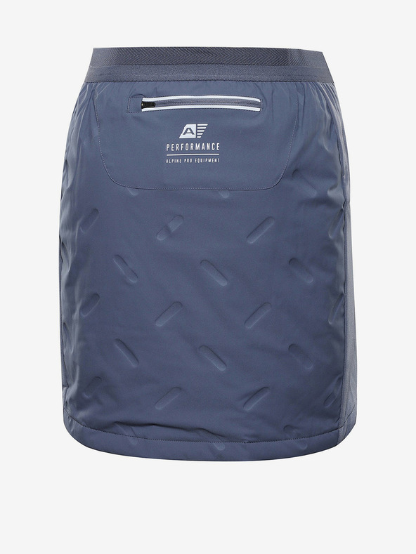 ALPINE PRO Ženska suknja s dwr obradom ALPINE PRO BABELA siva