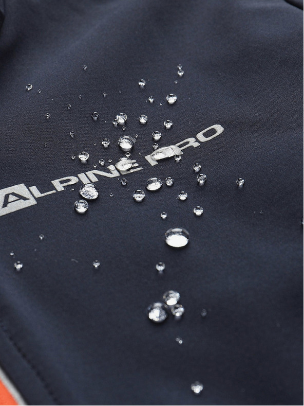 ALPINE PRO Narančasto-plava dječja softshell jakna ALPINE PRO TYCHO