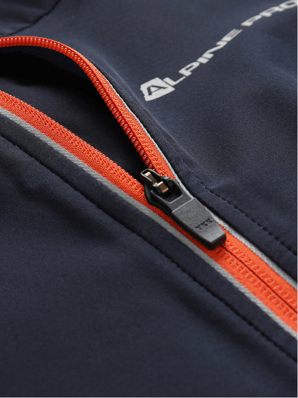 ALPINE PRO Narančasto-plava dječja softshell jakna ALPINE PRO TYCHO