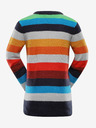 NAX Narančasto-plavi dječački pulover na pruge NAX MOERO