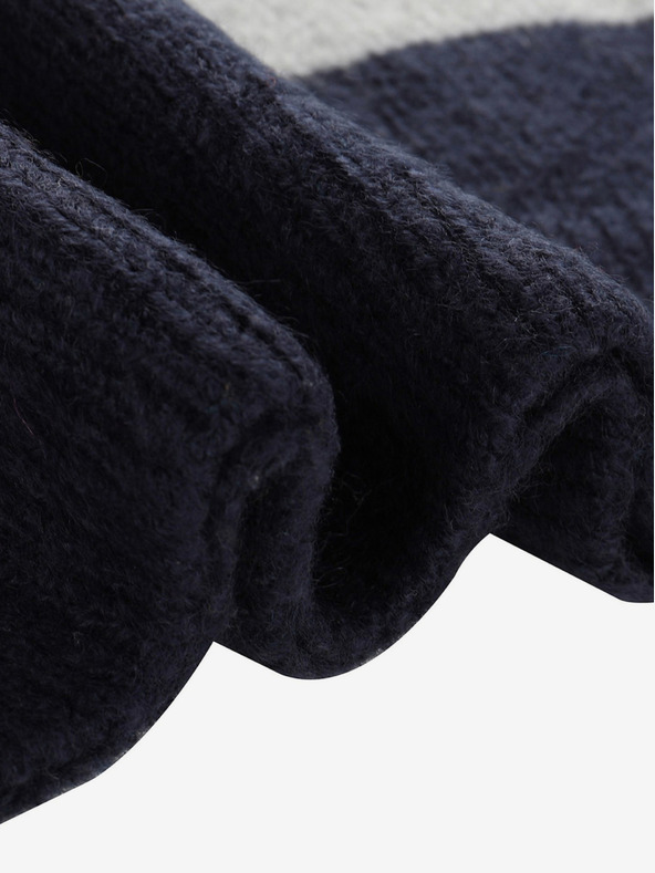 NAX Narančasto-plavi dječački pulover na pruge NAX MOERO