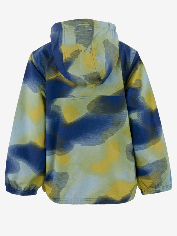 ALPINE PRO Plavo-zelena dječja vodootporna jakna ALPINE PRO GOZERO