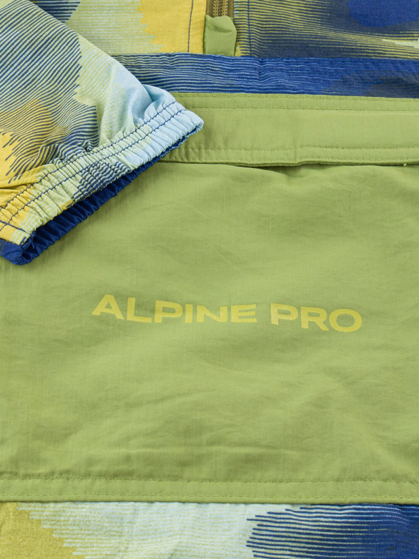 ALPINE PRO Plavo-zelena dječja vodootporna jakna ALPINE PRO GOZERO