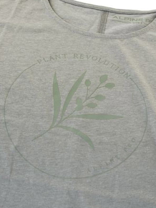 ALPINE PRO Svijetlo zelena ženska majica ALPINE PRO UDAWA