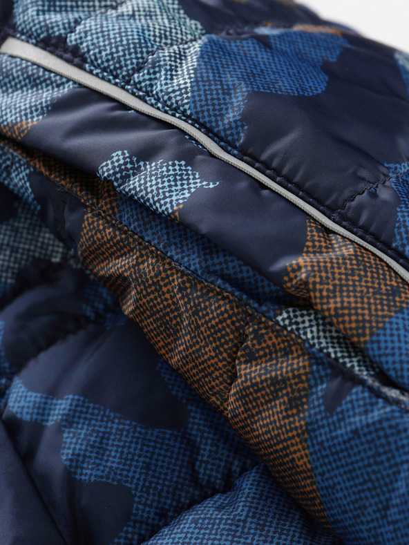 ALPINE PRO Plava dječja dvostrana zimska jakna ALPINE PRO EROMO