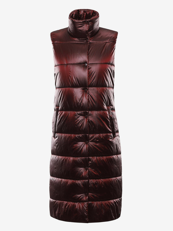 ALPINE PRO Wine ženski prošiveni zimski prsluk ALPINE PRO UREFA