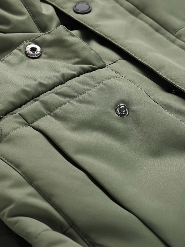 ALPINE PRO Zeleni muški prsluk s membranom ALPINE PRO HARD