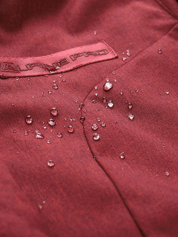 ALPINE PRO Wine ženski zimski kaput s membranom ALPINE ZA ADONU