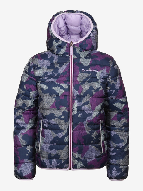 ALPINE PRO Ljubičasta dječja dvostrana zimska jakna ALPINE PRO EROMO