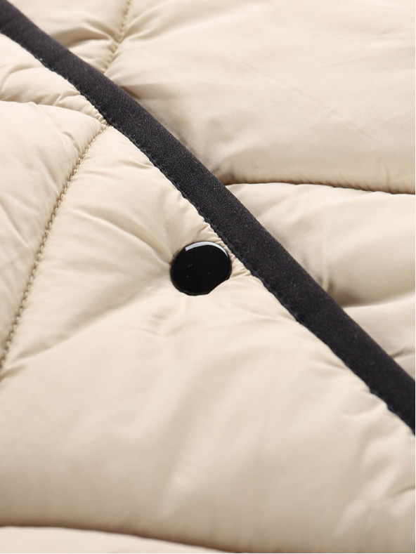 NAX Krem ženski zimski prošiveni prsluk NAX ELEDA