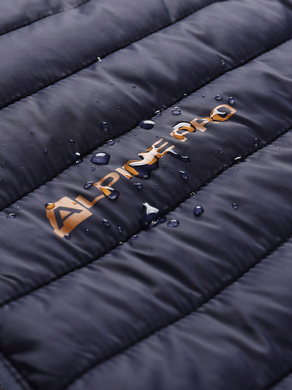 ALPINE PRO Smeđe-plava muška reverzibilna zimska jakna ALPINE PRO EROM