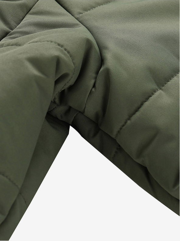 ALPINE PRO Crno-zelena dječja zimska jakna ALPINE PRO EGYPO