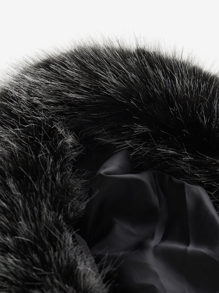 ALPINE PRO Crni ženski zimski proštepani kaput ALPINE PRO GOSBERA