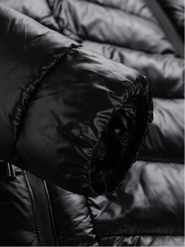 ALPINE PRO Crni ženski zimski proštepani kaput ALPINE PRO OREFA