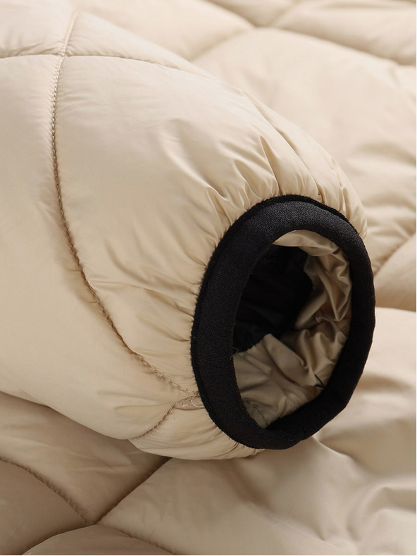 NAX Bež ženski zimski prošiveni kaput NAX ZARGA