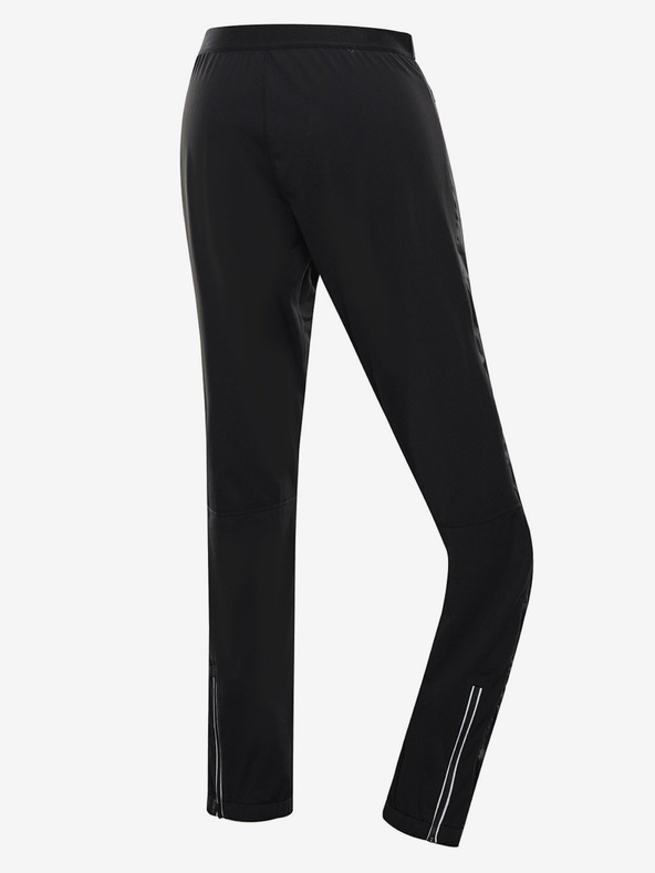 ALPINE PRO Crne ženske brzosušeće sportske hlače ALPINE PRO SAMULA