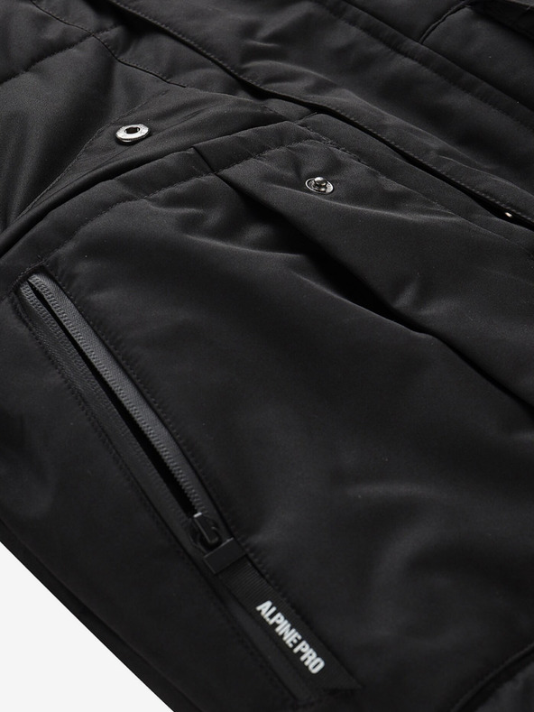 ALPINE PRO Crna muška zimska jakna ALPINE PRO Egypt