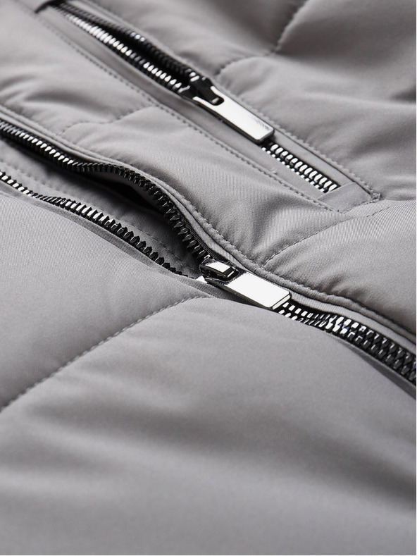 ALPINE PRO Siva muška zimska jakna ALPINE PRO LODER