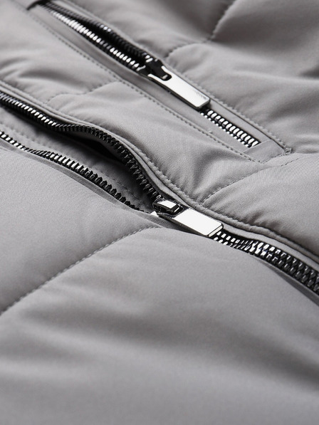 ALPINE PRO Siva muška zimska jakna ALPINE PRO LODER