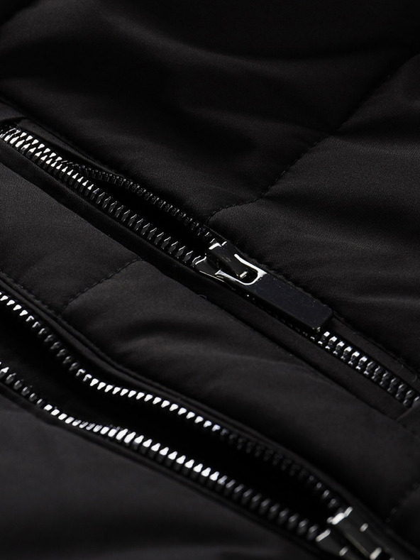 ALPINE PRO Crna muška zimska jakna ALPINE PRO LODER