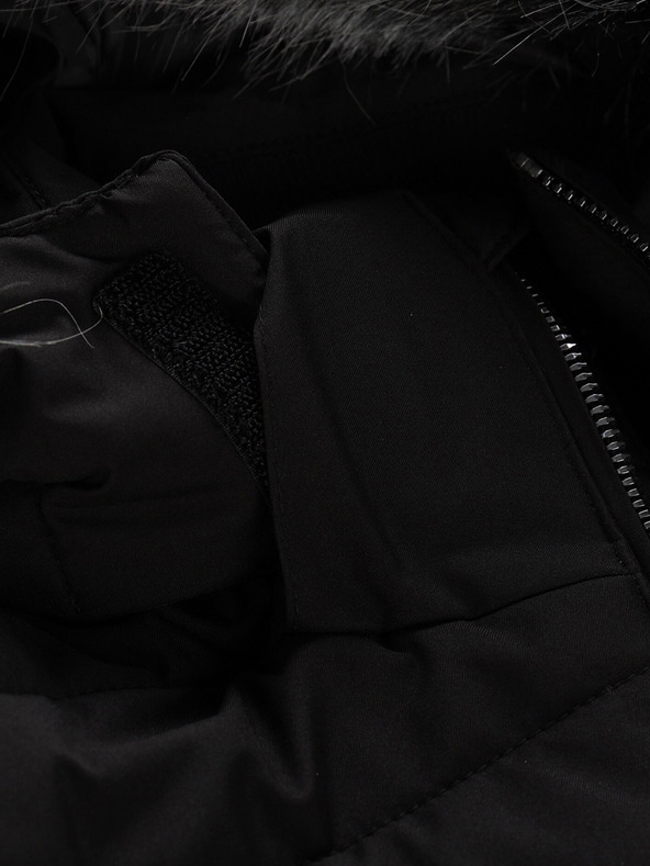 ALPINE PRO Crna muška zimska jakna ALPINE PRO LODER