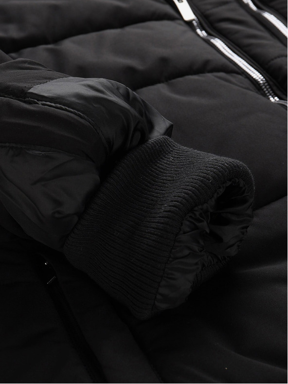 ALPINE PRO Crna muška zimska jakna ALPINE PRO LODER