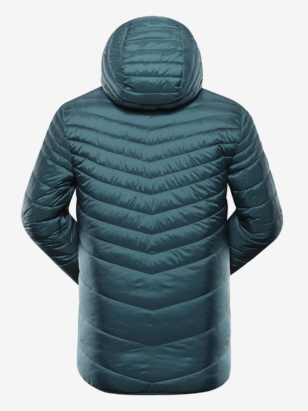 ALPINE PRO Bijelo-zelena muška reverzibilna zimska jakna ALPINE PRO EROM