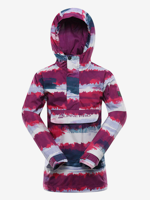 ALPINE PRO Sivo-ružičasta vanjska jakna za djevojčice ALPINE PRO ZEREDO