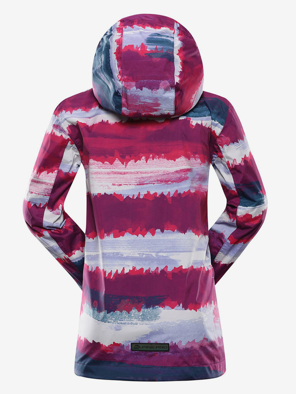 ALPINE PRO Sivo-ružičasta vanjska jakna za djevojčice ALPINE PRO ZEREDO