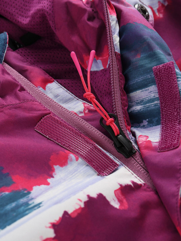 ALPINE PRO Sivo-ružičasta vanjska jakna za djevojčice ALPINE PRO ZEREDO