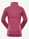 ALPINE PRO ALPINE PRO ZEGO tamnoružičasti pulover za djevojčice na patentni zatvarač