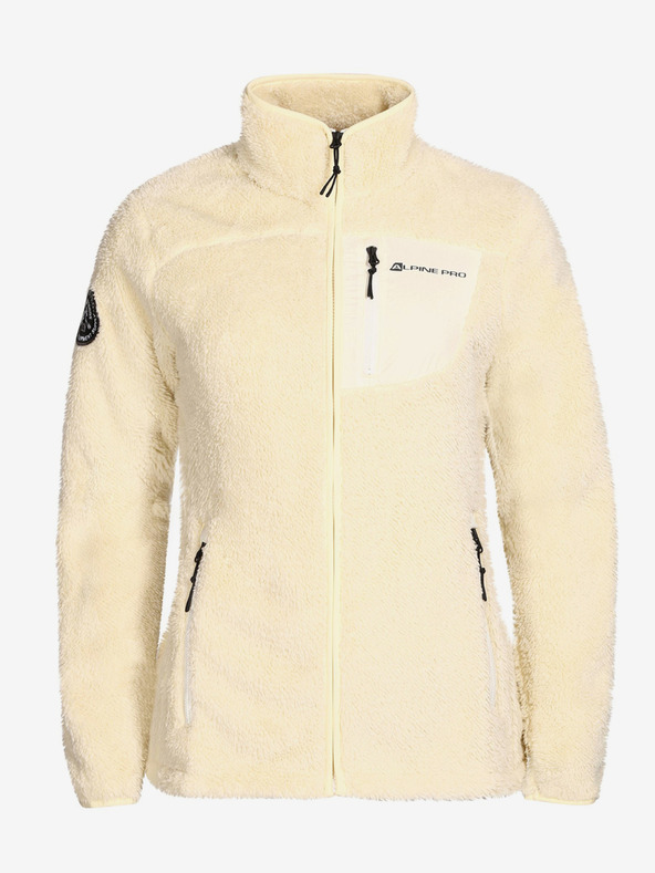 ALPINE PRO Krem ženski sweatshirt ALPINE PRO Ferada