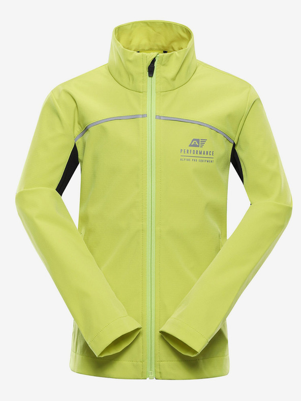 ALPINE PRO Svijetlozelena dječja softshell jakna ALPINE PRO Geroco