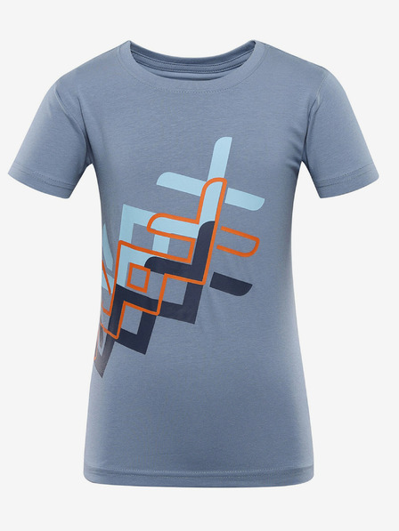 NAX Svijetlo plava dječja majica s printom NAX ILBO