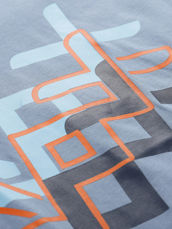 NAX Svijetlo plava dječja majica s printom NAX ILBO