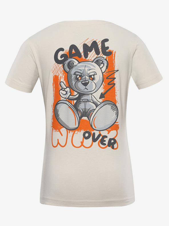 NAX Krem dječja majica s printom NAX ZALDO na leđima