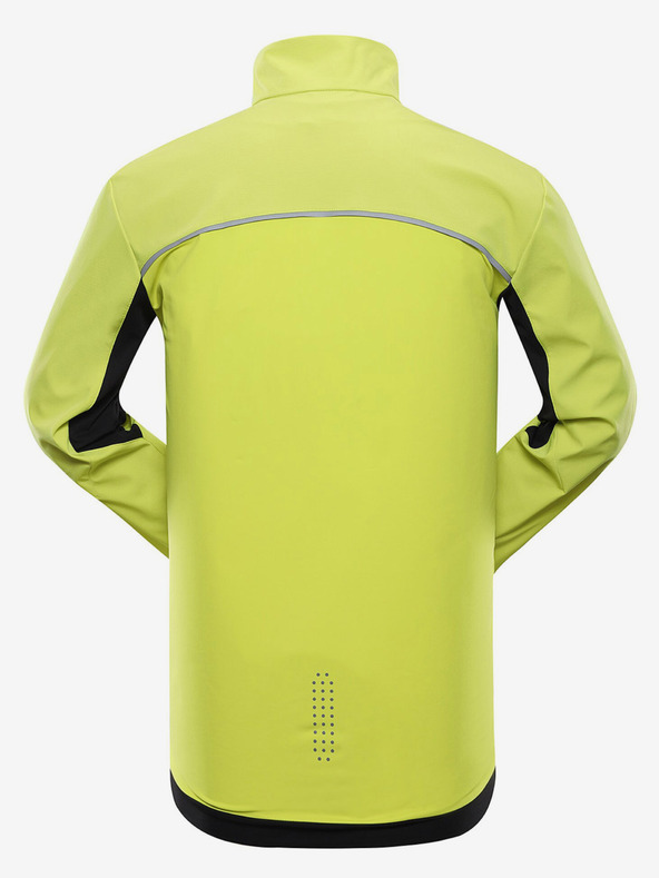 ALPINE PRO Neon zelena muška softshell jakna ALPINE PRO Geroc
