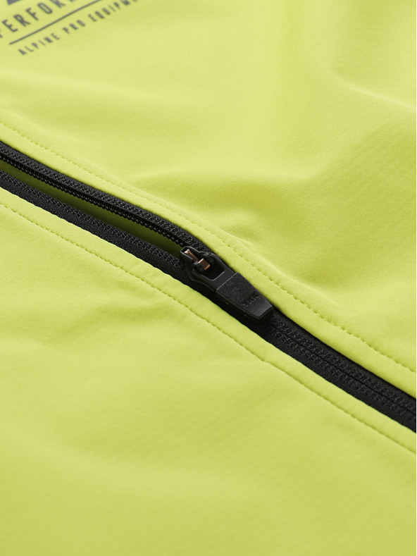 ALPINE PRO Neon zelena muška softshell jakna ALPINE PRO Geroc