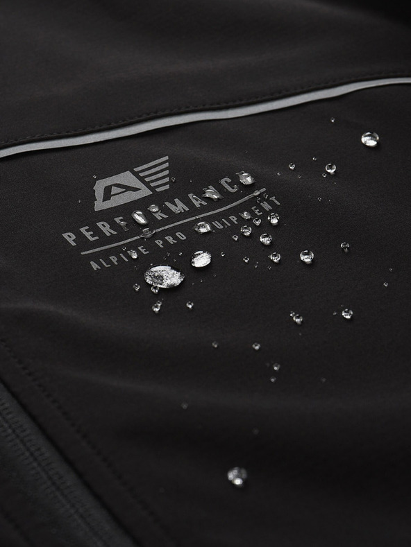 ALPINE PRO Crna muška softshell jakna ALPINE PRO Geroc