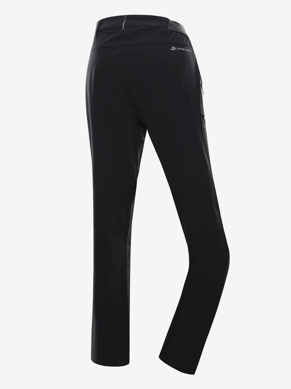 ALPINE PRO Crne muške vanjske hlače ALPINE PRO Ramel