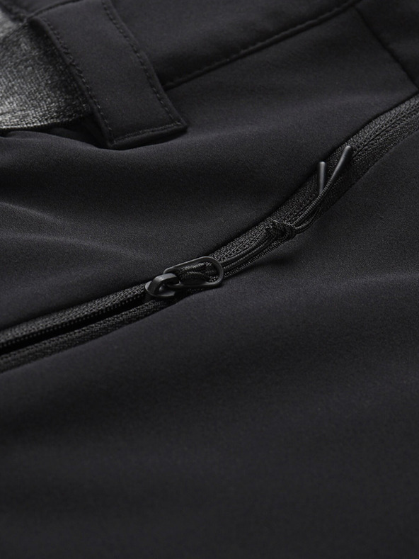 ALPINE PRO Crne muške vanjske hlače ALPINE PRO Ramel